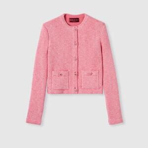 Gucci GG Fine Viscose Jacquard CardiganPLEASE CHECK AVAILABILITY BEOFRE PURCHASE